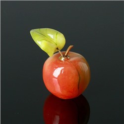 Сувенир «Яблоко», мини, 4,5×5 см, селенит
